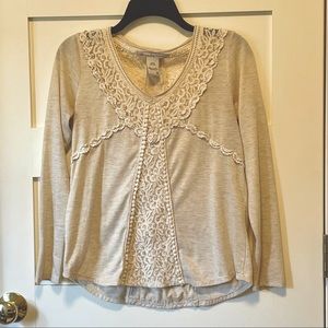 American Rag Lace Sweater